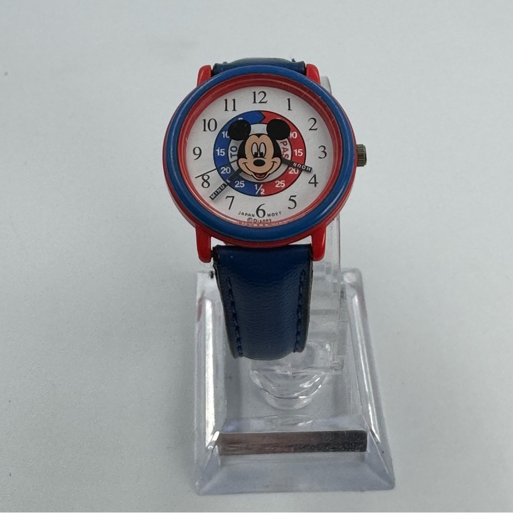 Disney Mickey Mouse Kids Watch Teaches Time Telling  DISQA22 Works